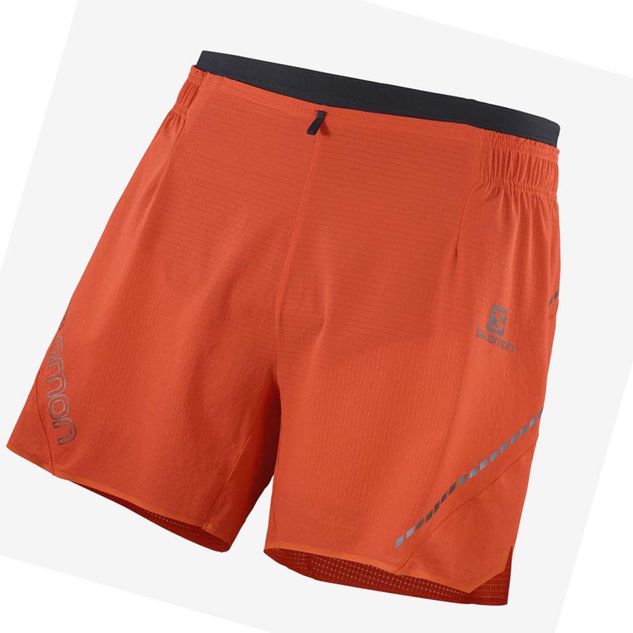 Bermudas Salomon SENSE AERO 5\'\' Hombre Naranjas | MX 3157JPQ